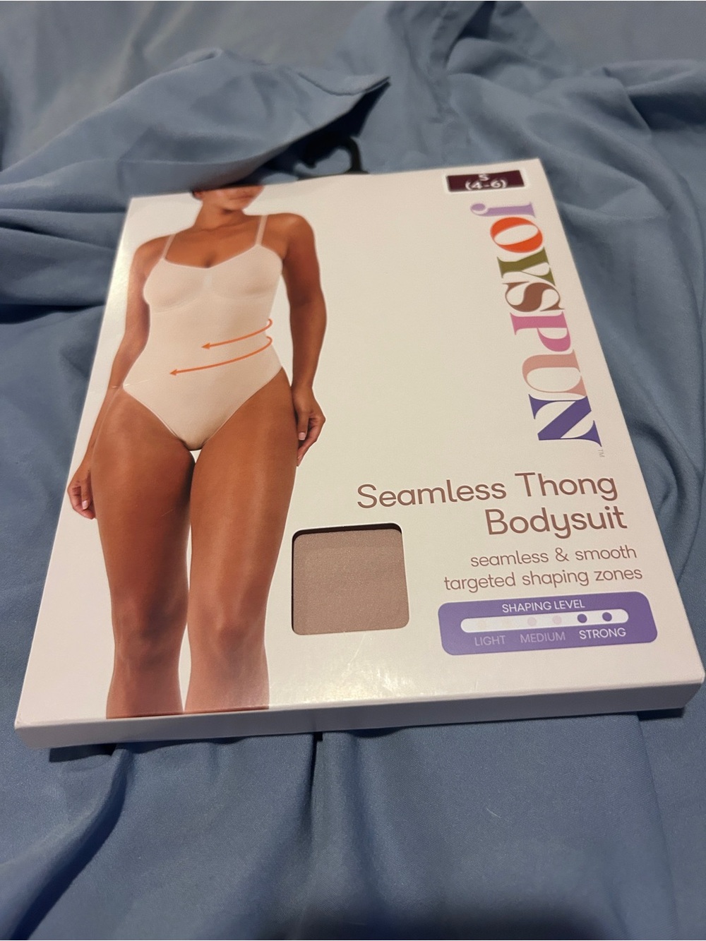 Joyspun Seamless Thong Bodysuit - Beige/Nude - Picture 9 of 10